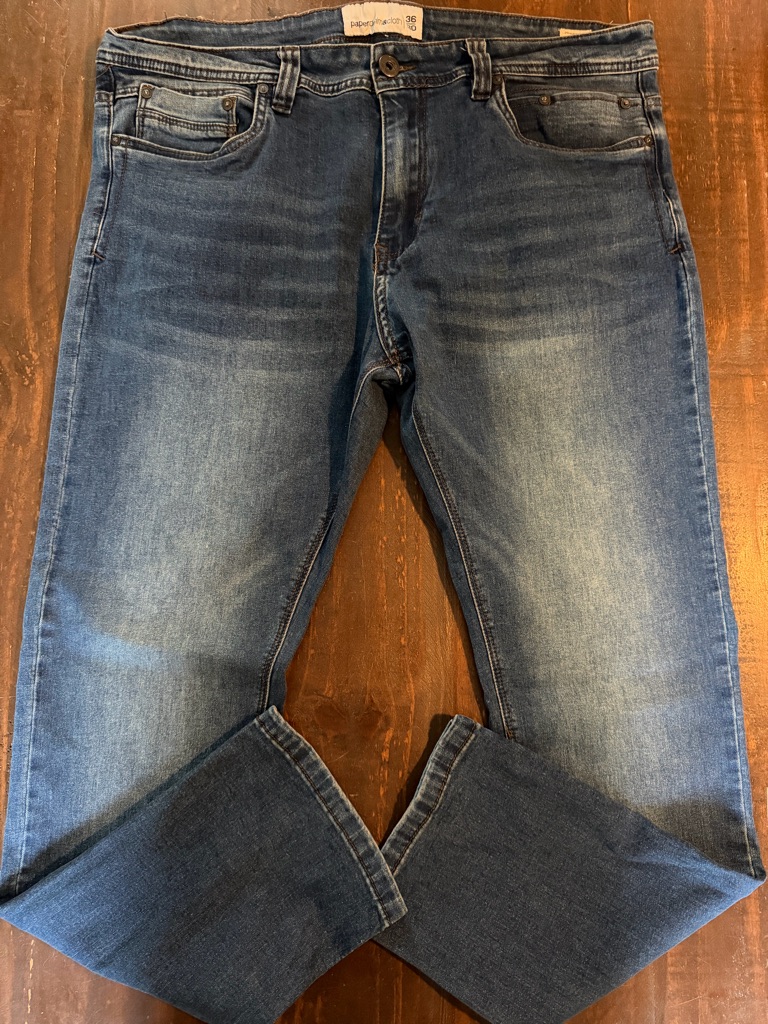 Paper Denim & Cloth Blue Slim Fit Jeans 36x30